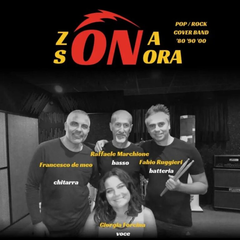 MINTURNO: COVER BAND ZONA SONORA 70/80/90 SABATO SERA 17 OTTOBRE A SOLACCIANO