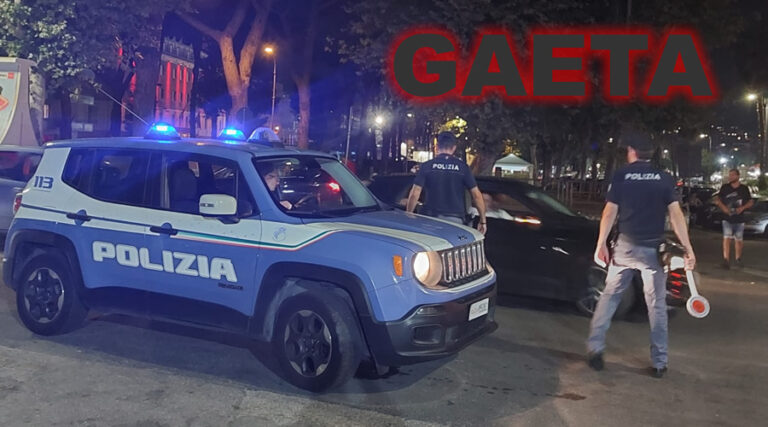 Gaeta, Sperlonga: controllo straordinario del territorio da parte della Polizia di Stato