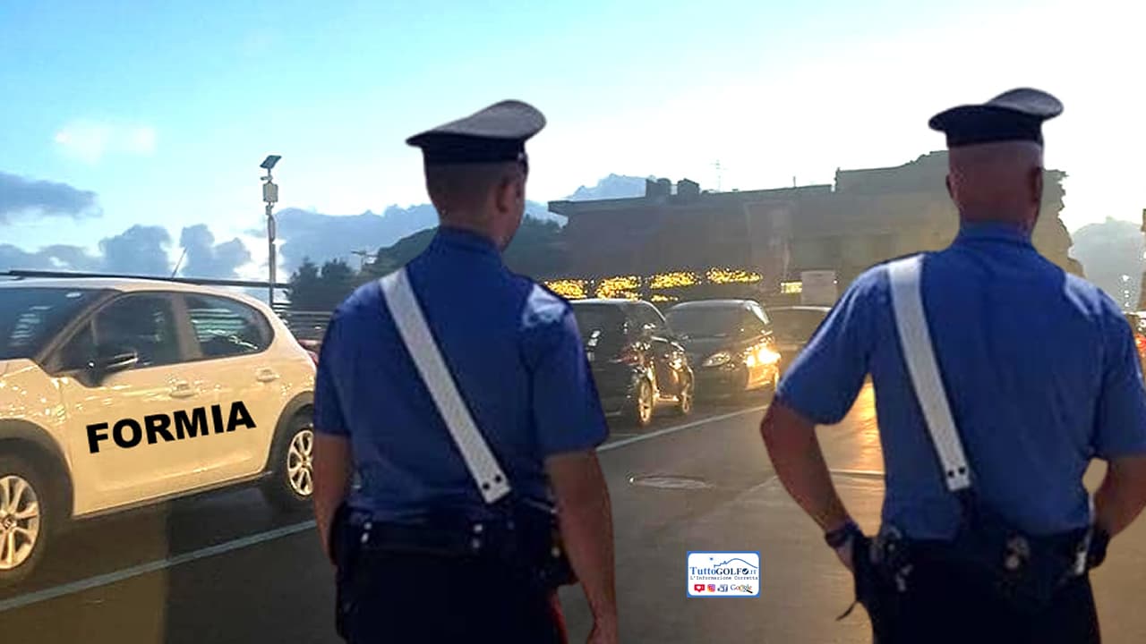 Formia - Spacciatore in fuga in via Vitruvio: Carabinieri lo bloccano dopo un inseguimento