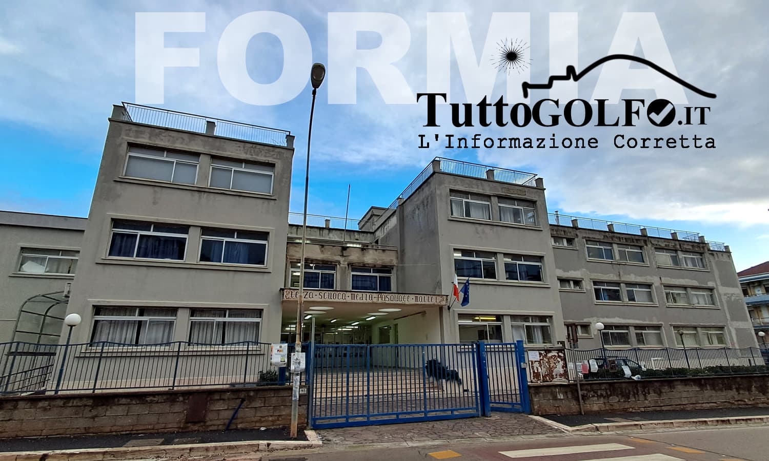 Formia, terminati i lavori nella palestra della scuola Pasquale Mattei