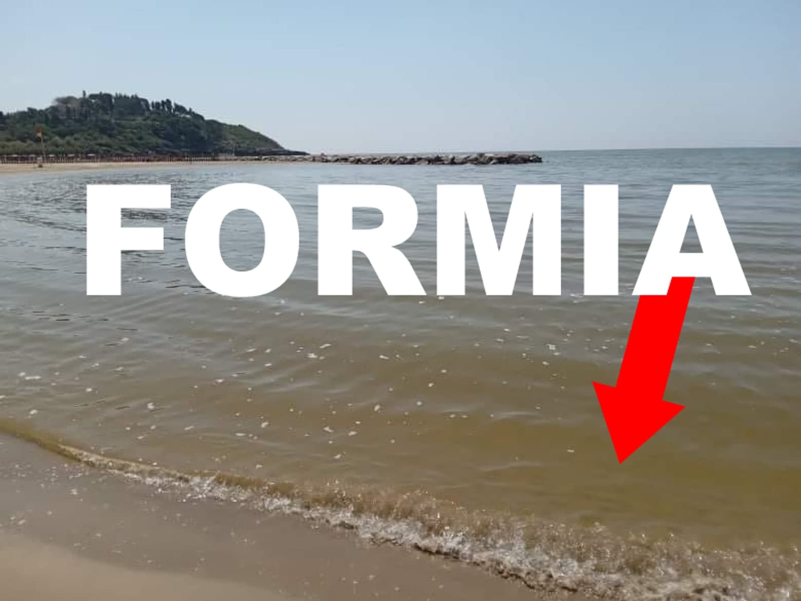 Alghe nel mare di Formia e Sperlonga. L'analisi di ARPA Lazio