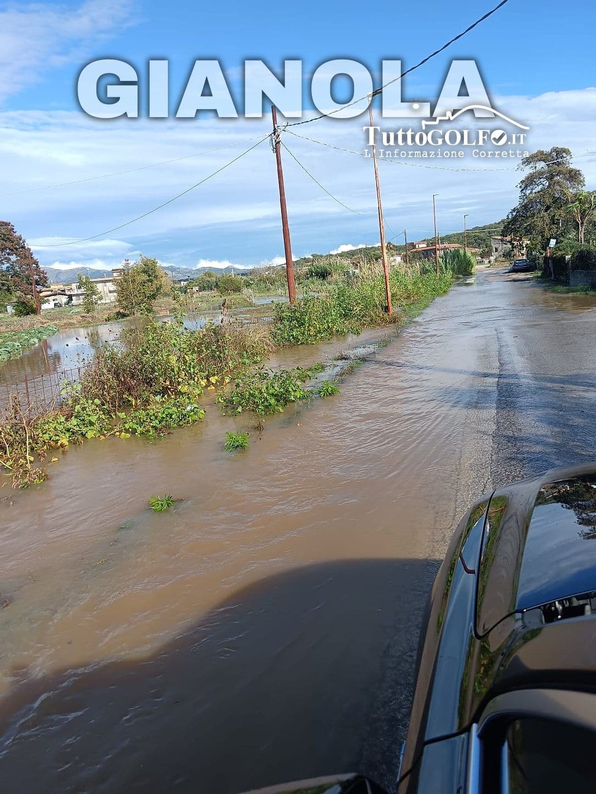 Formia - Gianola diventa una palude: basta una pioggia più abbondante e la storia si ripete