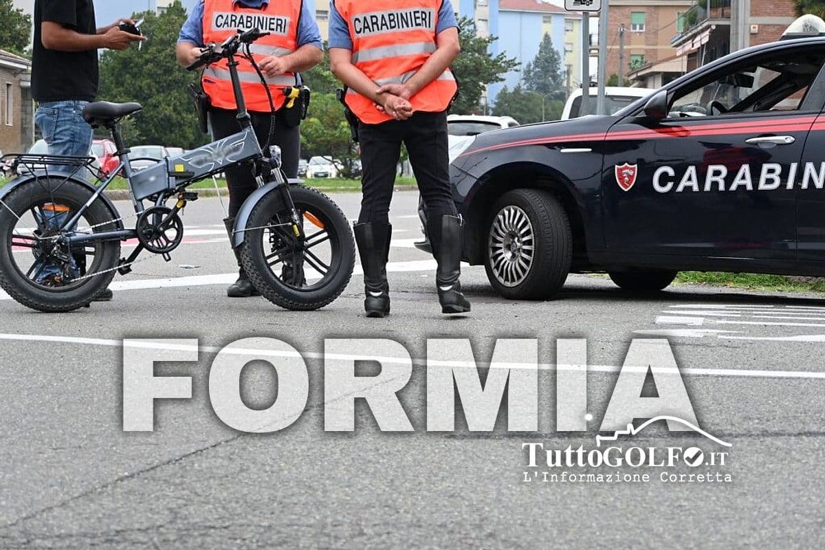 Formia, blitz dei Carabinieri sulle bici elettriche truccate: 25 multe, 7 sequestri e sanzioni per 18.500 euro