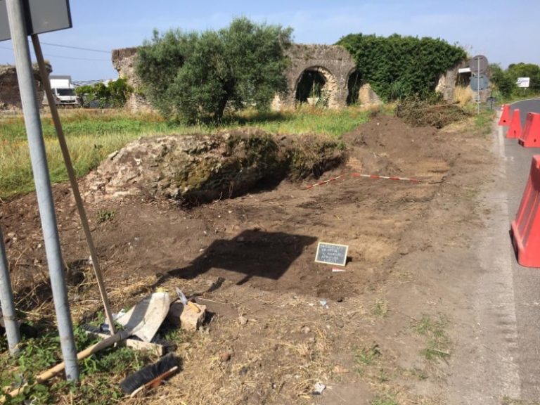 Minturno. Parte l’attività di scavo sul castrum dell’Antica Minturnae