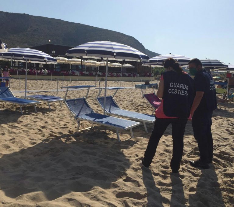 GUARDIA COSTIERA NON DEMORDE: CONTROLLI SULLE SPIAGGE LIBERE DA MINTURNO A GAETA