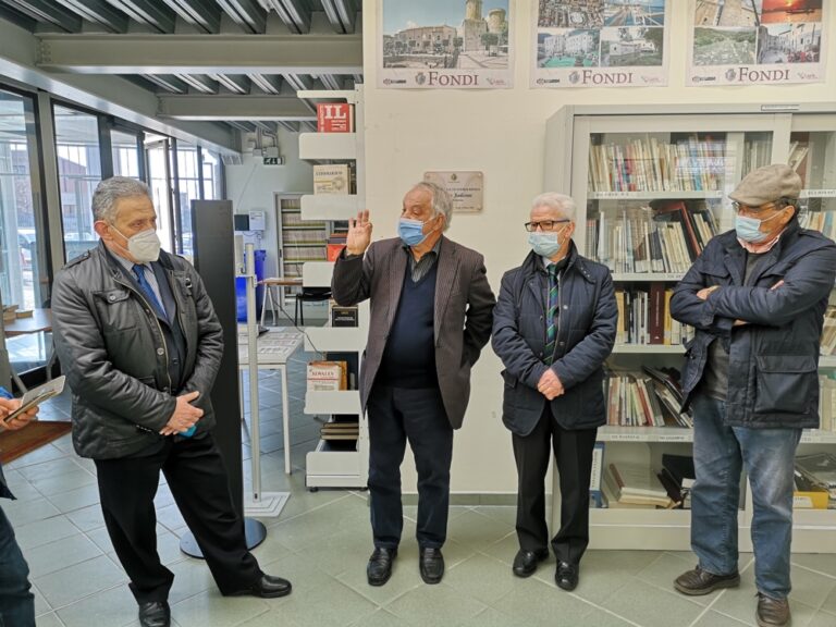 FONDI: INTITOLATA A GEREMIA IUDICONE LA SEZIONE DELLA BIBLIOTECA COMUNALE DEDICATA ALLA STORIA LOCALE