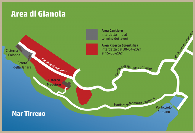 Interdetta al transito l’area naturale protetta di Gianola e Monte di Scauri