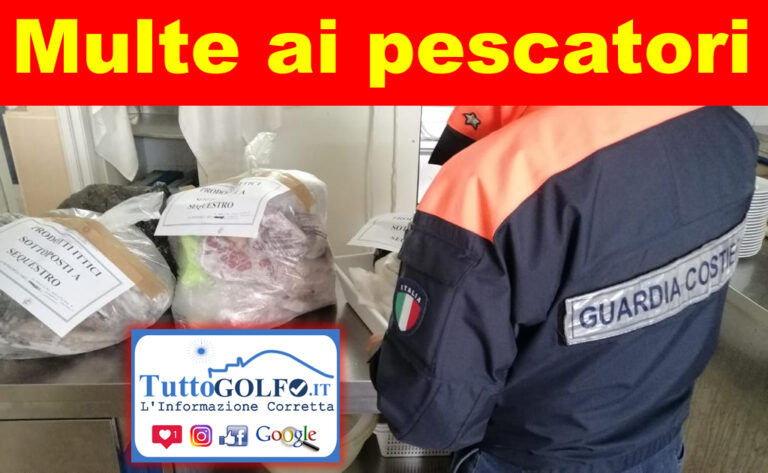 Multe ai pescatori nel Golfo di Gaeta. 10.000€ di sanzioni