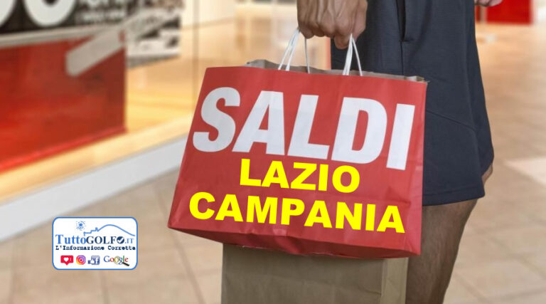 Inizio Saldi 2023 Lazio e Campania: La data