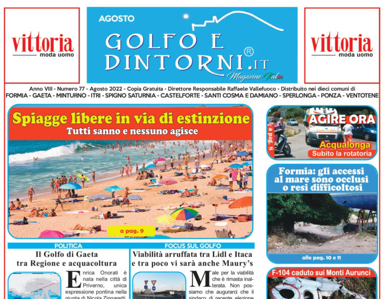 Golfo e Dintorni – In distribuzione il Magazine di Agosto