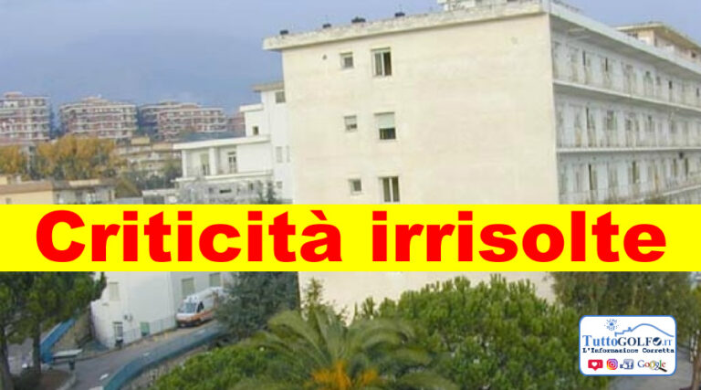 Criticità irrisolte all’ospedale di Formia
