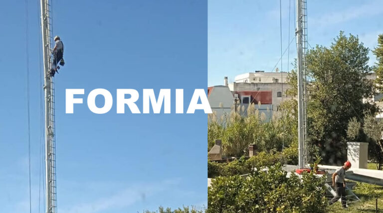 Formia, Gianola: stanno smontando l’antenna
