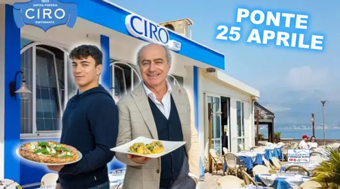 Gaeta ponte del 25 Aprile ristorante sul mare. Ciro la giusta