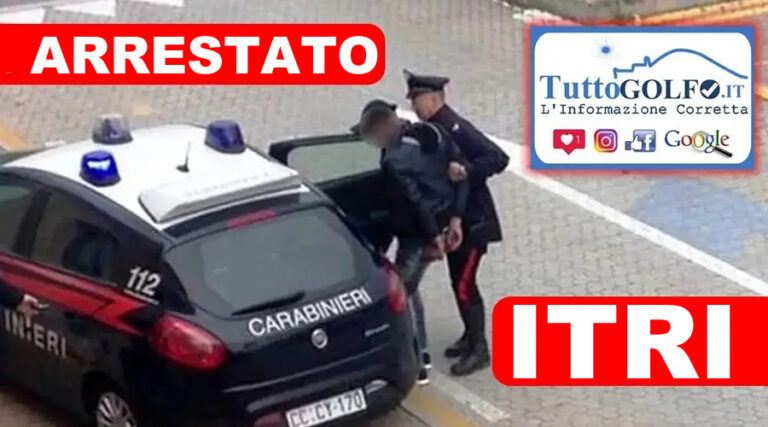 Itri: percosse tra fratelli in casa, carabinieri aggrediti arrestano il maggiore