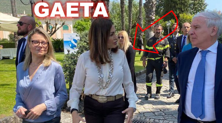 Oggi a Gaeta Daniela Santanchè, Ministro del turismo della Repubblica italiana