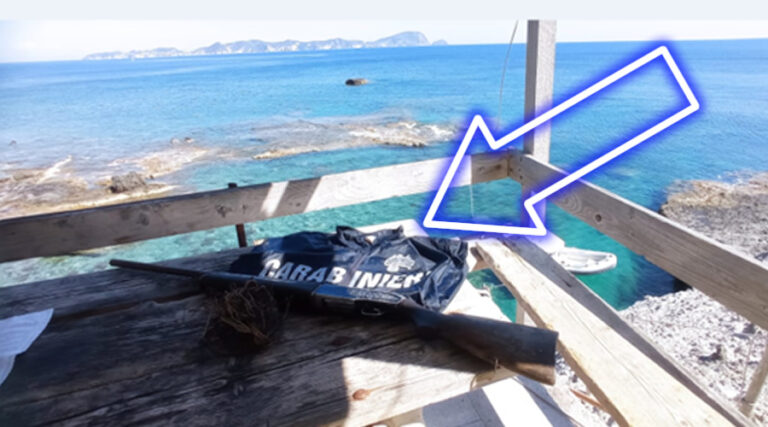 Bracconaggio a Palmarola: fermato un uomo di Ponza sprovvisto di porto d’armi in possesso di un’arma da sparo