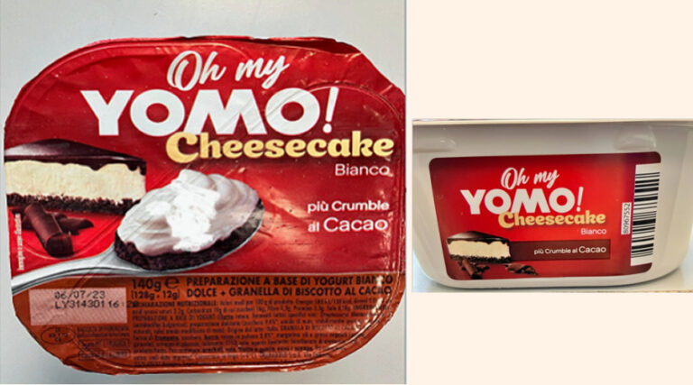 Yogurt: Richiamo per rischio fisico dal Ministero della Salute