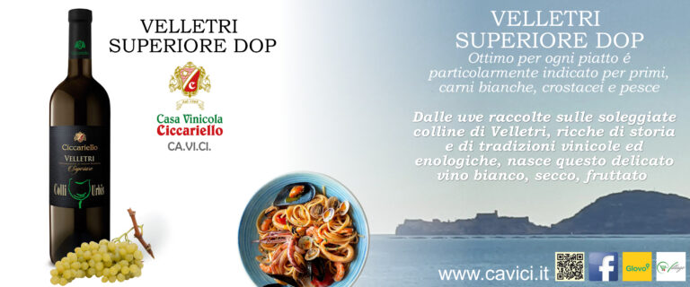Velletri Superiore DOP CAVICI: ottimo per ogni piatto