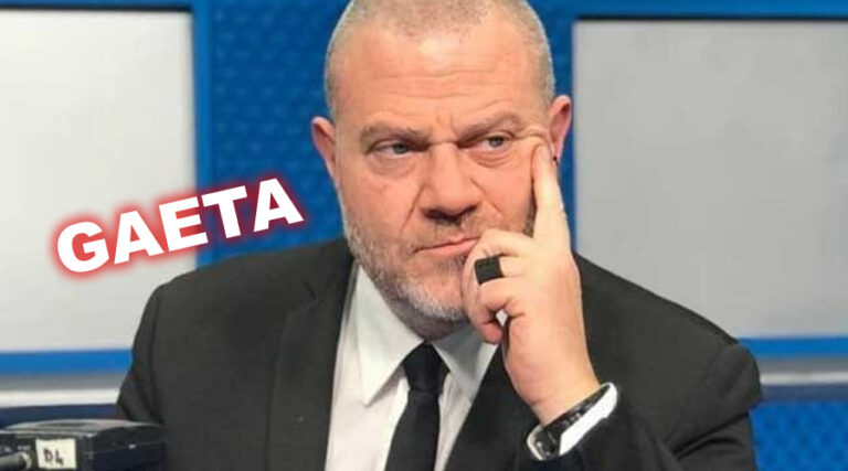 Giulio Golia, presentatore del programma tv Le Iene, a Gaeta sabato 4 novembre