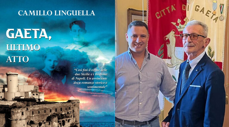 Gaeta, ultimo atto: Camillo Linguella, autore del libro, incontra il Sindaco Cristian