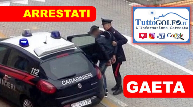 Gaeta: furono arresti in flagranza di reato lo scorso settembre per spaccio di droga. Ulteriore provvedimenti per i due uomini (di cui uno minore)