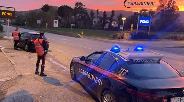 Fondi, soggetto pericoloso: applicata la sorveglianza speciale ad un 53enne. Le motivazioni
