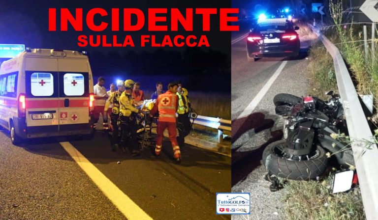 Incidente stradale sulla Flacca: centauro Minturnese trasportato in ospedale