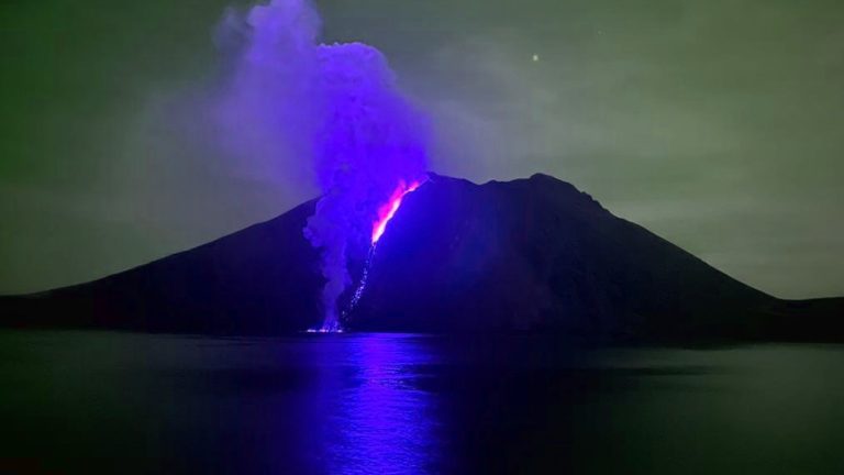 ALLERTA ARANCIONE PER IL VULCANO STROMBOLI EMANATA DALLA PROTEZIONE CIVILE